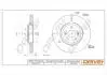 TARCZA HAM. PRZУD RENAULT SAFRANE 02- 308X28 Drive+ DP1010111211 (фото 1)