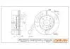 TARCZA HAM. PRZУD MITSUBISCHI LANCER 1.6 03- 276X26 /4 HOLES/ Drive+ DP1010111302 (фото 1)