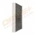 Фільтр салону Skoda Fabia/Roomster/VW Polo 99-10 (вугільний) Drive+ DP1110120224 (фото 6)