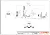 Амортизатор (передній) VW Polo/Skoda Fabia 99-14/Roomster 06- Drive+ DP1610100035 (фото 1)