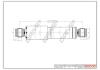 Амортизатор (задній) Fiat Ducato (18) 94- (ГАЗ) (1813G) Drive+ DP1610100095 (фото 1)