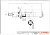 Амортизатор (передній) VW Caddy 03- Drive+ DP1610100152 (фото 1)