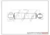 Амортизатор (задній) Nissan Qashqai 08-13 (B4) Drive+ DP1610100197 (фото 1)