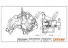 Помпа води Ford Fiesta/Focus 1.0-1.6 96-/Volvo S40/V50 1.6 05-12 Drive+ DP2310.10.014 (фото 1)