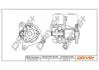 Помпа води Ford Focus II/Mondeo/ Mazda 3/5/6 1.8-2.3 00- Drive+ DP231010048 (фото 1)