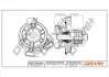Помпа води VW T4 2.4D 91-95 (18z) (AAB) Drive+ DP2310.10.059 (фото 1)