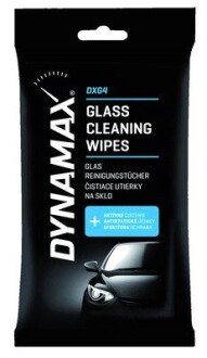 Салфетки для очистки стекла DXG GLASS CLEANING WIPES (24шт) Dynamax 618503