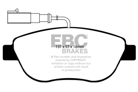 Автозапчасть EBC DP41383R