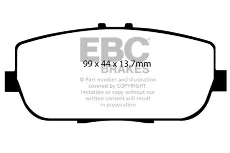 Гальмівні колодки тюнінгові EBC DP41775R