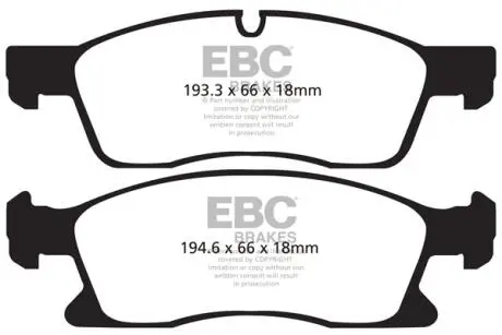 Автозапчасть EBC DP41871R