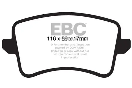 Гальмівні колодки тюнінгові EBC DP41988R