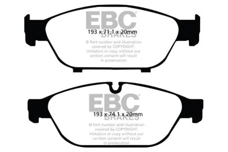 Автозапчасть EBC DP42086R