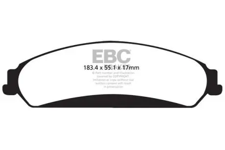 Гальмівні колодки тюнінгові EBC DP42139R
