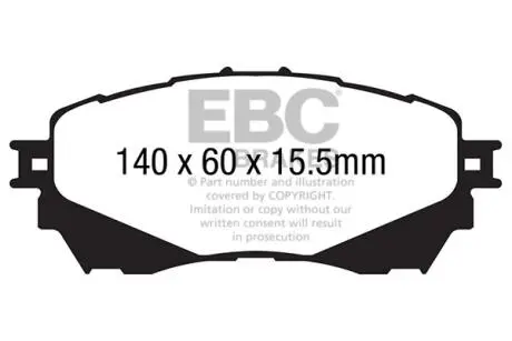 Автозапчасть EBC DP42170R