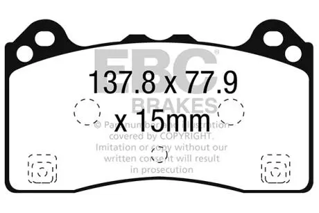 Автозапчасть EBC DP42274R