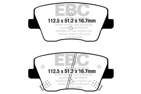 Автозапчасть EBC DP42344R