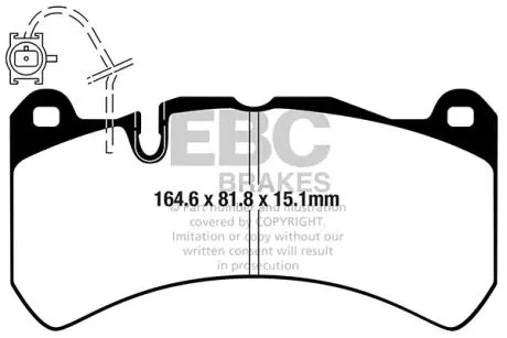 Автозапчасть EBC DP42355R