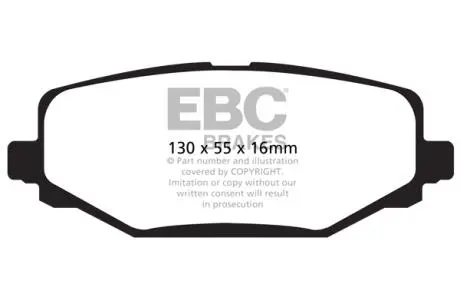 Гальмівні колодки тюнінгові EBC DP61889