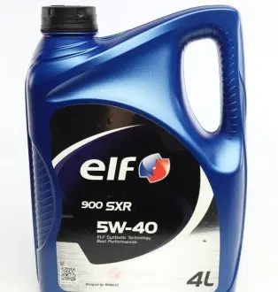 Масло 5W40 Evolution 900 SXR (4L) (ACEA A3/B4/API SM/RN 0700/RN 0710) ELF 213914