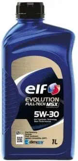Олива моторна Evolution FULL-TECH MSX 5W-30 (Каністра 1л) ELF 213931