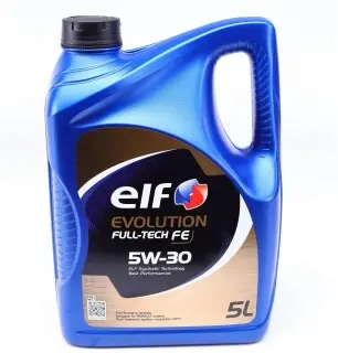 Масло 5W30 Evolution Full-Tech FE (5L) (C4/RN 0720/MB226.51) 194908 ELF 213935