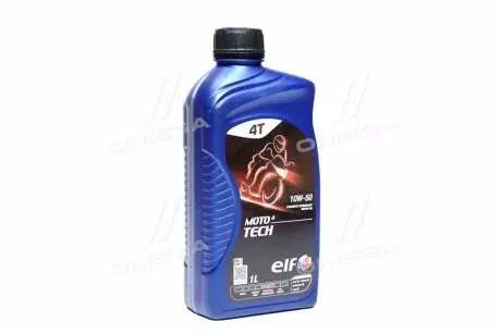 Масла моторные MOTO 4 TECH 10W-50 (Канистра 1л) ELF 213949