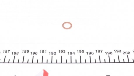 Прокладка пробки сливного масляного поддона (8x12x1) ELRING 104.000 (фото 1)