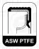 Кільце ущільнююче, колінчастий вал FORD/PSA 2,0/2,2HDi DW10/DW12 42*62*7 PTFE ELRING 107.130 (фото 2)