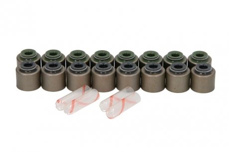 Сальник клапана (впуск/випуск) Mazda 2/3/6 1.5/2.2Di 12- (к-кт 16 шт.) ELRING 550.860 (фото 1)