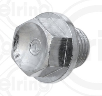 Болт зливу оливи Hyundai Accent/Kia Rio/Mitsubishi Lancer/Suzuki Grand Vitara 90- (M14x1.5x11mm) ELRING 587.330 (фото 1)