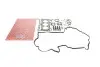 Комплект прокладок (верхний) Ford Fiesta/Focus/Connect/C-Max/Mondeo 1.0 12- ELRING 713.111 (фото 2)
