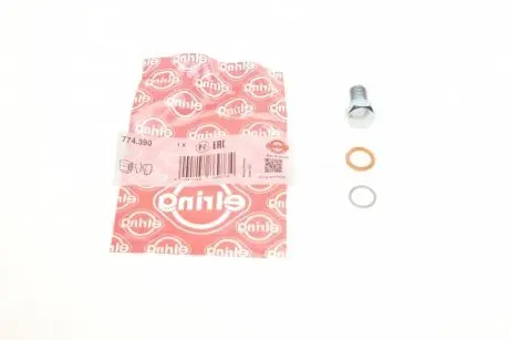 Болт слива оливы. BMW 3 (E20/E36/E39/E46)/5 (E60)/7 (E23/E32/E65)/8 (E31) -10 (M12x1.5x18) ELRING 774.390