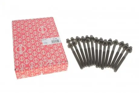 Болты головки (к-кт 14шт).) BMW 3 (E46)/5 (E36/E60/E61) 90- (L=147mm) M57 D30 ELRING 802.801