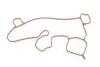 Прокладка масловіддільника AUDI/SEAT/SKODA/VW \'\'1.8-2.0 TFSI "09>> ELRING 981210 (фото 2)