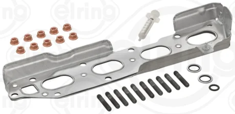 Монтажний комплект турбіни (з прокладками) CITROEN JUMPER II, OPEL MOVANO C, PEUGEOT BOXER 2.2D 07.19- ELRING B43850