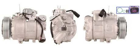 Компресор кондиціонера (відновлений) SEAT CORDOBA, IBIZA III, SKODA FABIA I, FABIA I PRAKTIK, VW POLO IV 1.2/1.4 07.01-04.12 ELSTOCK 510531