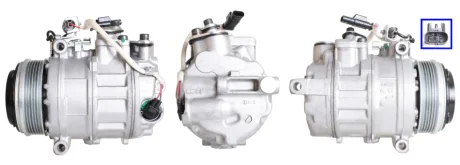 Компресор кондиціонера (відновлений) MERCEDES S (A217), S (C217), S (W222, V222, X222), SPRINTER 3,5-T (B906), SPRINTER 3-T (B906), SPRINTER 4,6-T (B906), SPRINTER 5-T (B906) 2.2D-6.0 06.06-12.18 ELSTOCK 510988