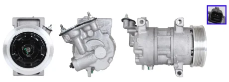 Компресор кондиціонера (відновлений) DS DS 3, PEUGEOT 2008 I, 208 I, 208/HATCHBACK 1.0/1.2/1.2LPG 03.12- ELSTOCK 511138