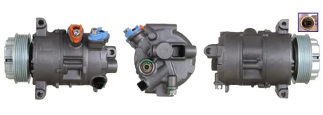 Компресор кондиціонера (відновлений) DODGE CALIBER JEEP COMPASS, PATRIOT 2.0D 06.06- ELSTOCK 511352