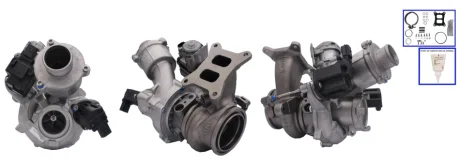 Турбокомпресор (Відновлений, з набором прокладок) AUDI A3, TT SEAT LEON, LEON SC, LEON ST SKODA SUPERB III VW GOLF VII, PASSAT B8 2.0 11.12- ELSTOCK 910024