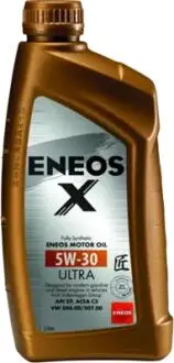 Олія ДВЗ 5W-30 X ULTRA API SP/SN Plus, ACEA C3, VW 504.00/507.00, 1л, синт. Eneos EU0025401N