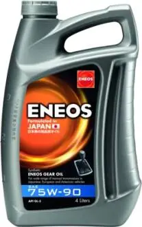 Олія трансміс. 75W-90 GEAR OIL API GL-5, 4л, синт. Eneos EU0080301N