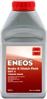Тормозна рідина BRAKE & CLUTCH FLUID DOT4, 0,5л, синт. Eneos EU0306297 (фото 1)