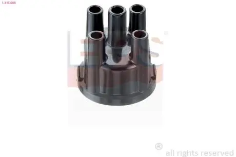 Кришка трамблера Audi 80/100 1,8 (чорна) EPS 1.315.068