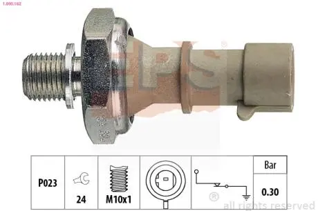 Датчик тиску масла Opel Astra H 1.6 04- EPS 1.800.162