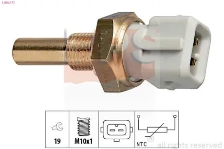 Датчик температури води VW Passat 1,3-2,0i 93- EPS 1 830 171