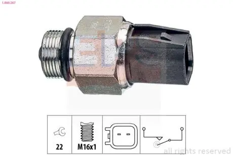 Датчик заднього ходу Ford C-max, Focus II-III, Galaxy, Kuga, Mondeo III-IV /Volvo C30, V50, V70, S40 00- EPS 1.860.267