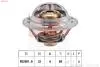 MITSUBISHI термостат Colt II,III,Galant IV,Lancer III,IV,Pajero I 1.2/3.0 EPS 1.880.232S (фото 1)
