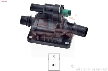 Термостат з корпусом Citroen C1 1.4 HDI 05- EPS 1.880.486