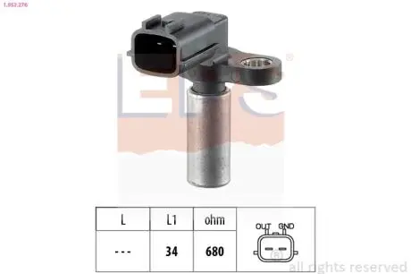 Датчик положення к/вала Nissan Almera II, Tino 2.2 00- EPS 1.953.276